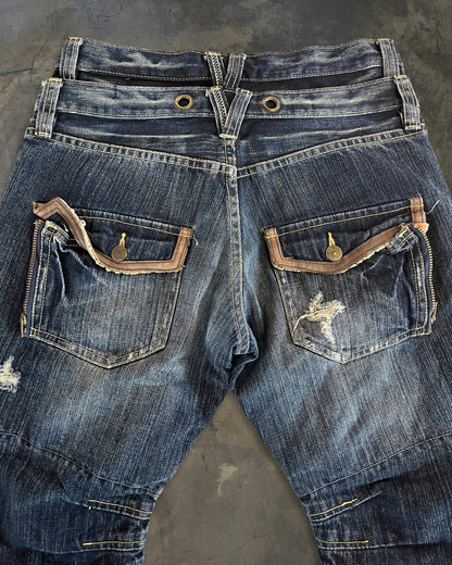 PPFM DOUBLE WAIST DENIM