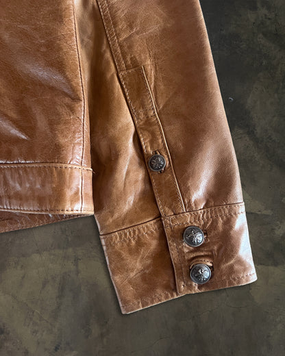 A.S.M DETACHABLE FUR LEATHER JACKET