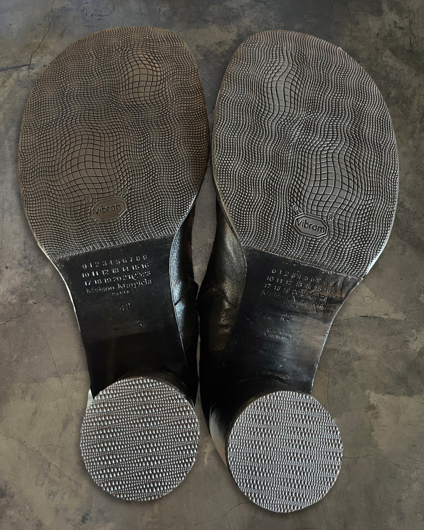 MAISON MARGIELA AW2019 RUNWAY CHUNKY HEEL BOOT