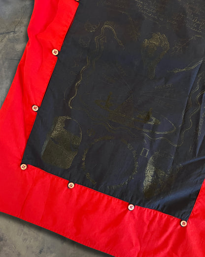 RAF SIMONS SS2004 "MAY THE CIRCLE BE UNBROKEN" DETACHABLE BUTTON UP