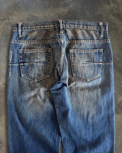 DIOR HOMME RUNWAY SS2005 BAGGY WASHED DENIM