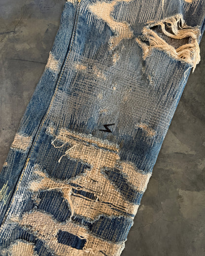 UNDERCOVER FW2005 RUNWAY 85 ARTS AND CRAFT JEANS