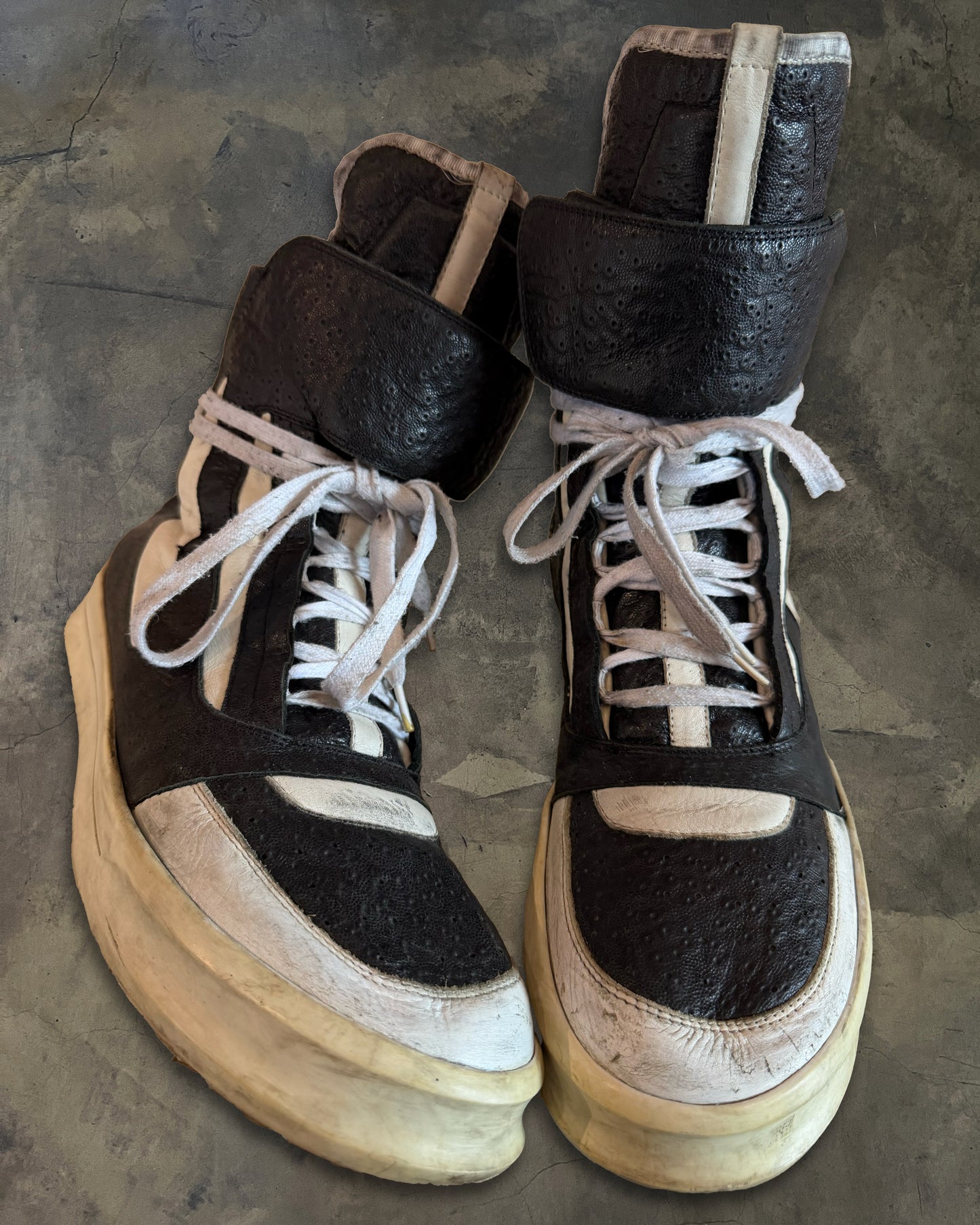 CAMILLA SKOVGAARD OSTRICH LEATHER HIGH TOPS
