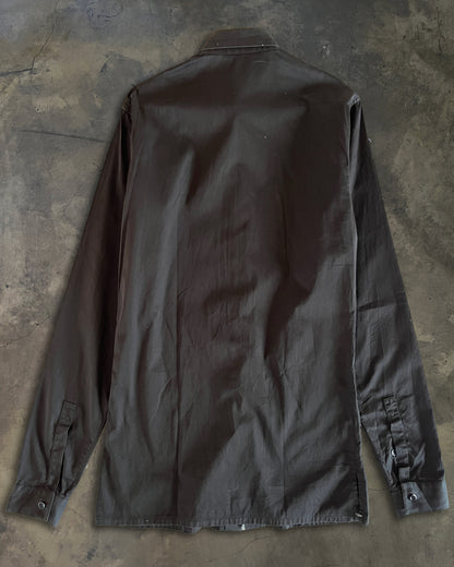 DIOR HOMME AW2005 "VICTIM OF THE CRIME" BEE EMBROIDERED DRESS SHIRT