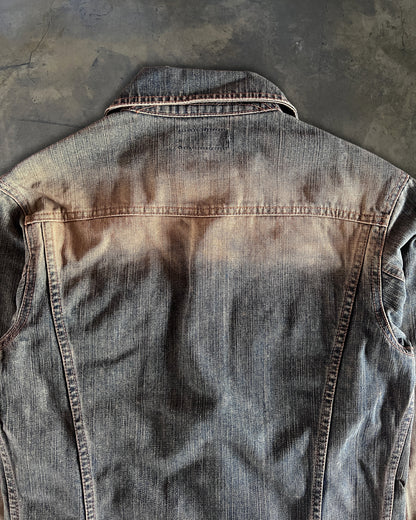 2000S LED RECHWE DALLAS PIERCED DENIM JACKET
