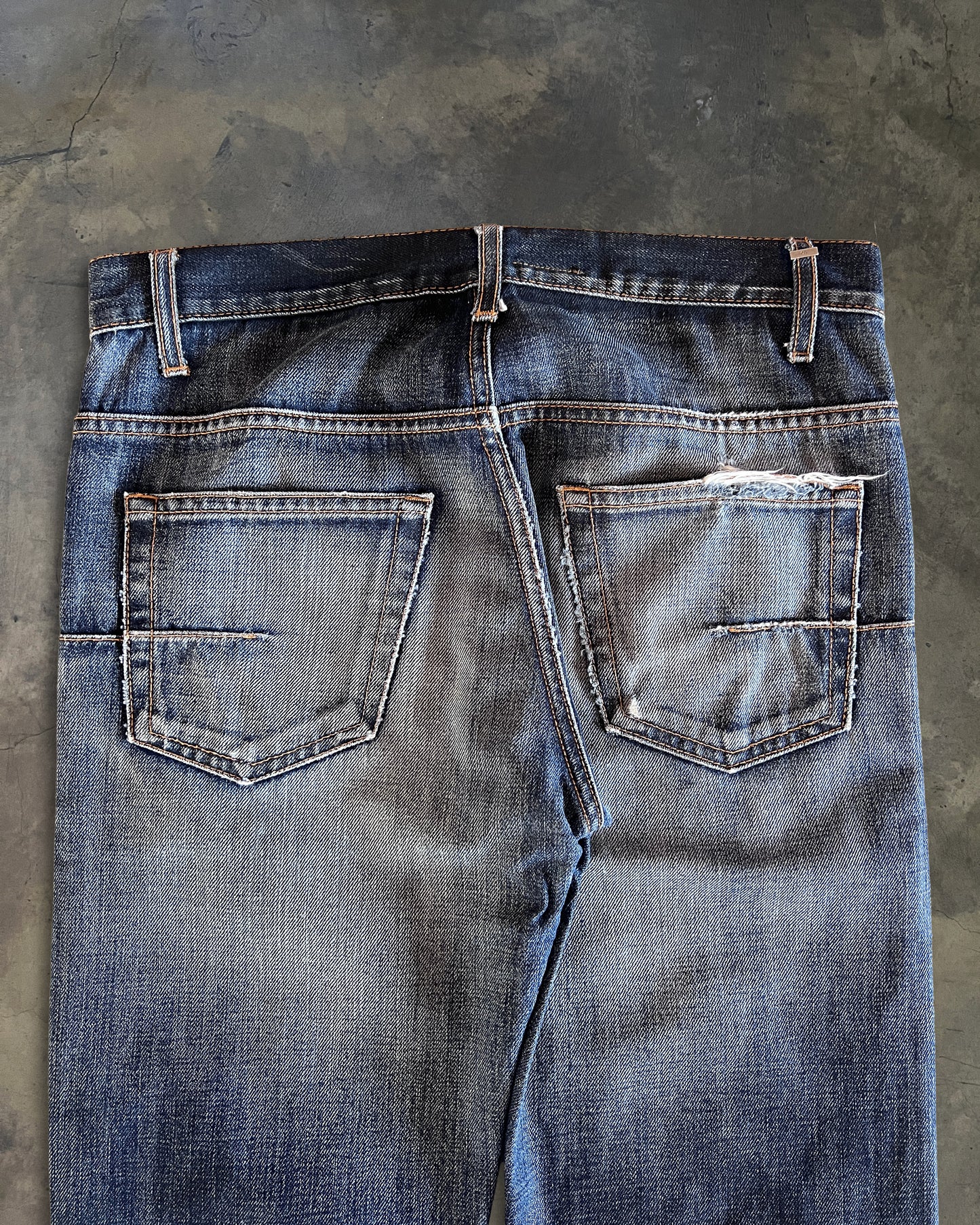 DIOR HOMME SS2005 "BECK" VINTAGE WASH DAUPHIN DENIM