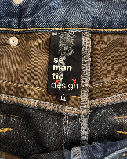 SEMANTIC DESIGN 4 ZIP DENIM