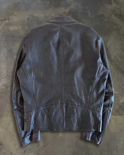 MAISON MARTIN MARGIELA SS2014 5-ZIP LEATHER JACKET