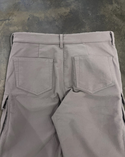 RICK OWENS FW2025 "CONCORDIANS" PEARL DOUBLE CARGO PANTS