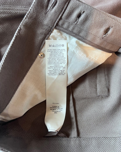 RICK OWENS FW2025 "CONCORDIANS" DUST DOUBLE CARGO PANTS