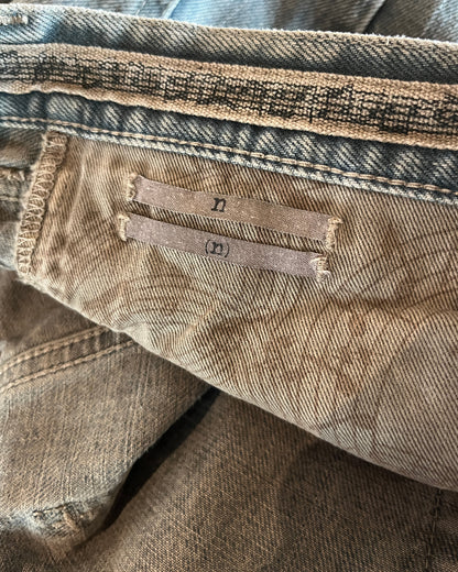 NUMBER (N)INE SS2007 "ABOUT A BOY" MUDWASH PAIN DENIM