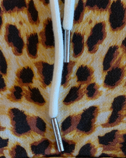 CELINE SS2021 LEOPARD PRINT HOODIE
