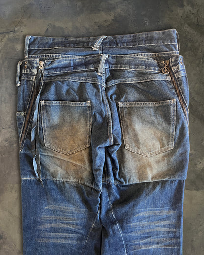 PPFM DOUBLE WAISTED JEANS