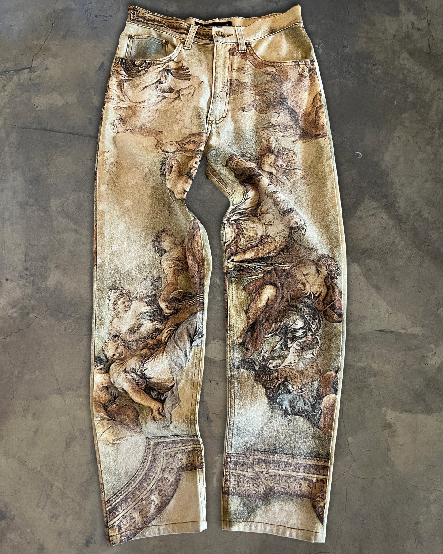 ROBERTO CAVALLI FW1994 RUNWAY RENAISSANCE JEANS