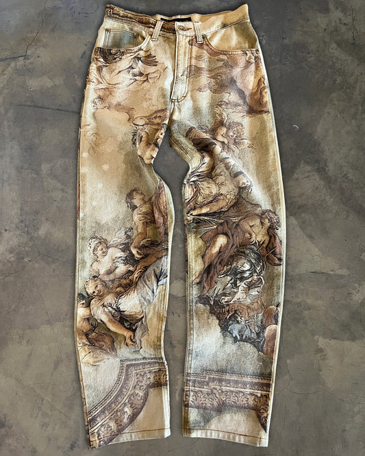 ROBERTO CAVALLI FW1994 RUNWAY RENAISSANCE JEANS