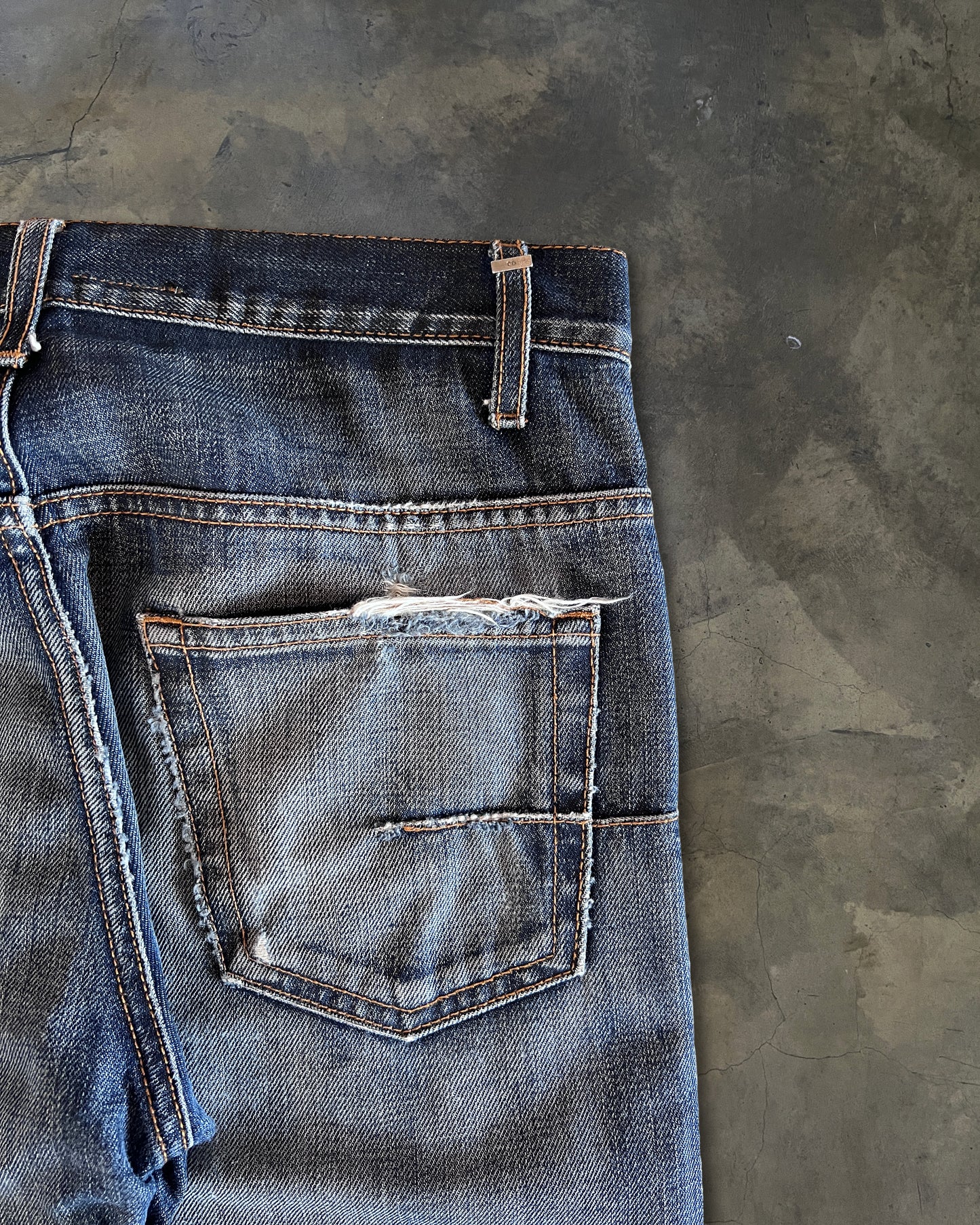 DIOR HOMME SS2005 "BECK" VINTAGE WASH DAUPHIN DENIM