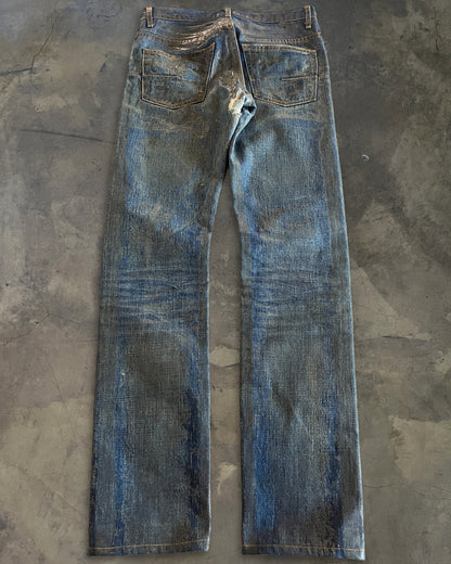 DIOR HOMME AW2006 LUSTER WAXED DENIM