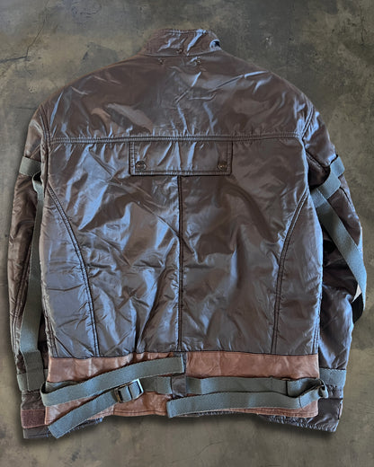 DOLCE GABBANA 2003 MILITARY BONDAGE BOMBER