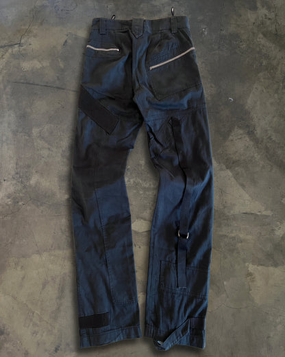 DOLCE GABBANA AW2003 BONDAGE PARACHUTE CARGO PANTS