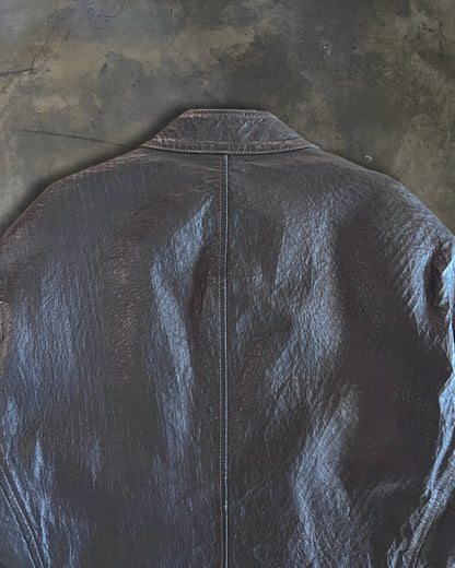 MAISON MARTIN MARGIELA SS2014 5-ZIP LEATHER JACKET