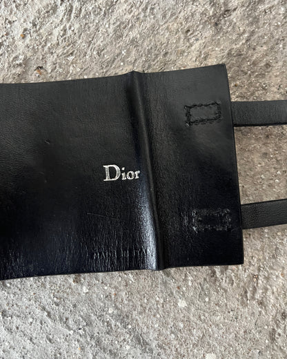 DIOR HOMME SS2004 "STRIP" LEATHER CUFF