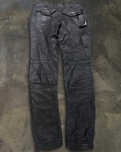 BURBERRY PRORSUM SS2011 RUNWAY LEATHER BIKER PANTS