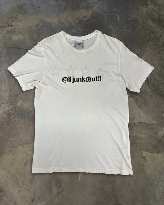 UNDERCOVER X FRAGMENT SS2004 "ALL JUNK OUT" TEE