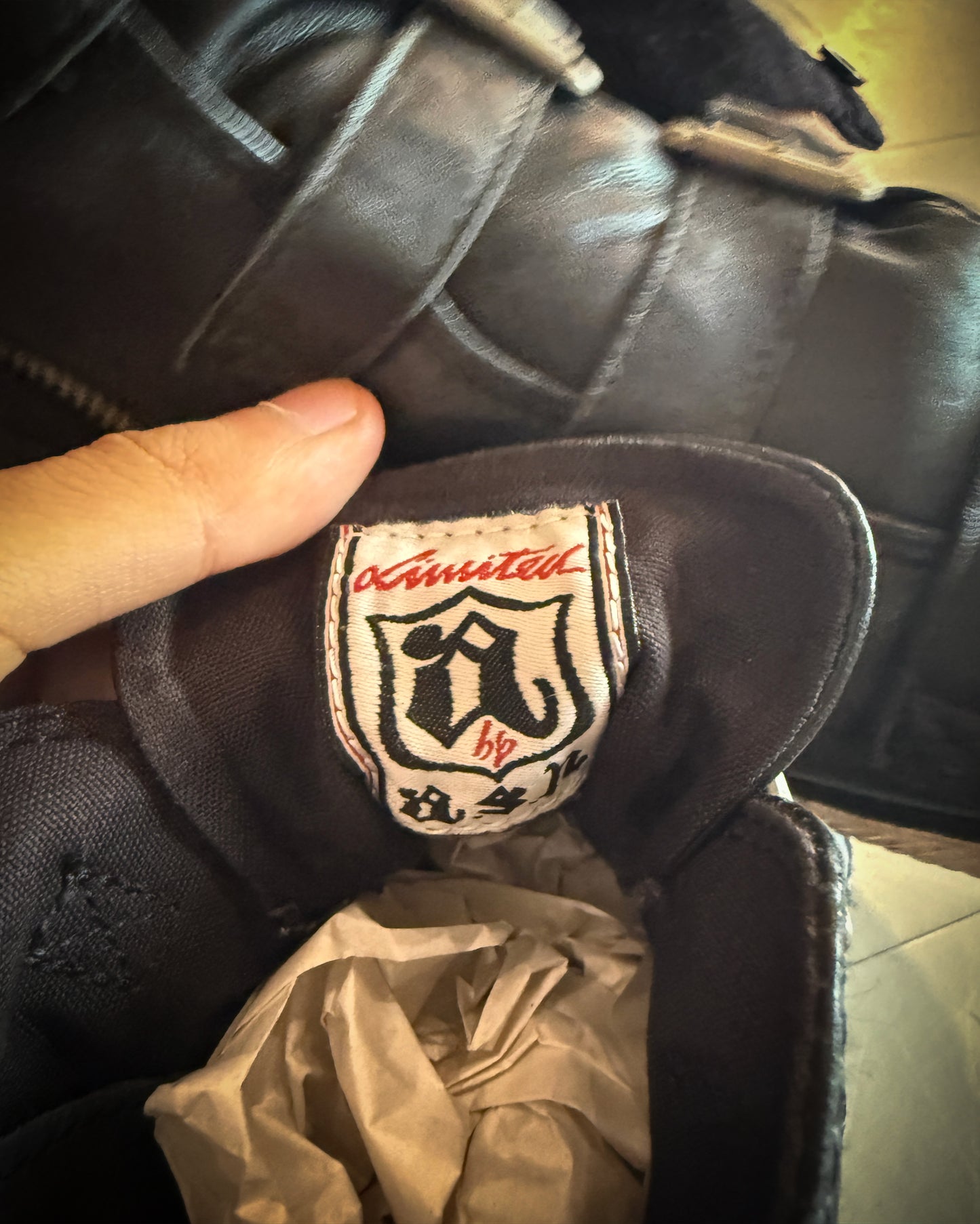 ASH VIRGIN LEATHER BUCKLE HIGH TOP