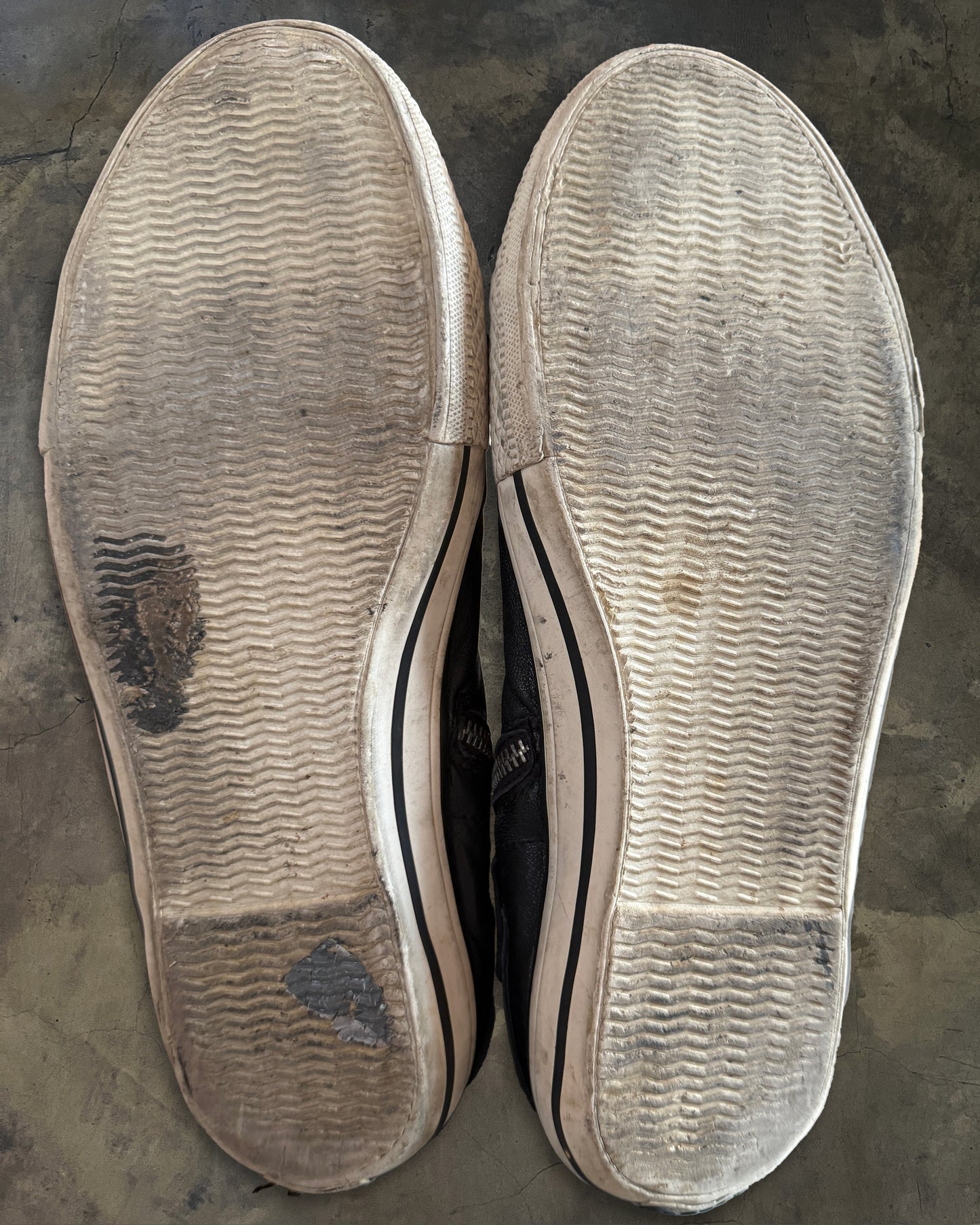 ASH VIRGIN LEATHER BUCKLE HIGH TOP