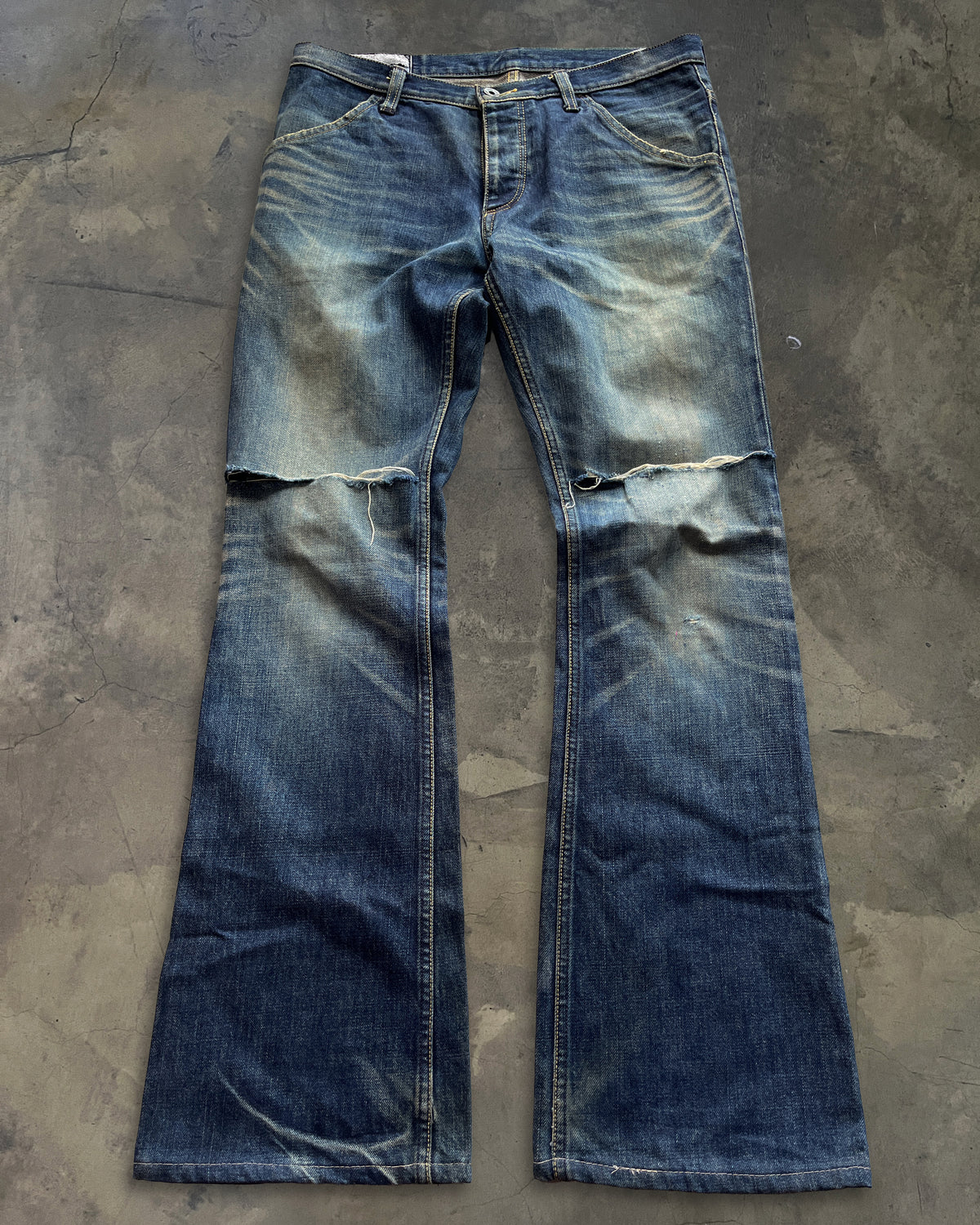 ATTACHMENT FLARED DENIM – glam archive