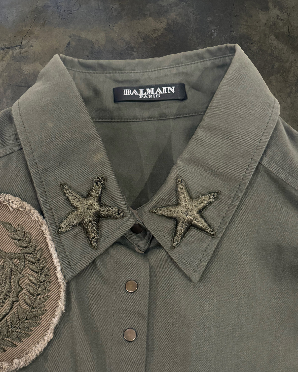 BALMAIN SS2010 MILITARY SHIRT