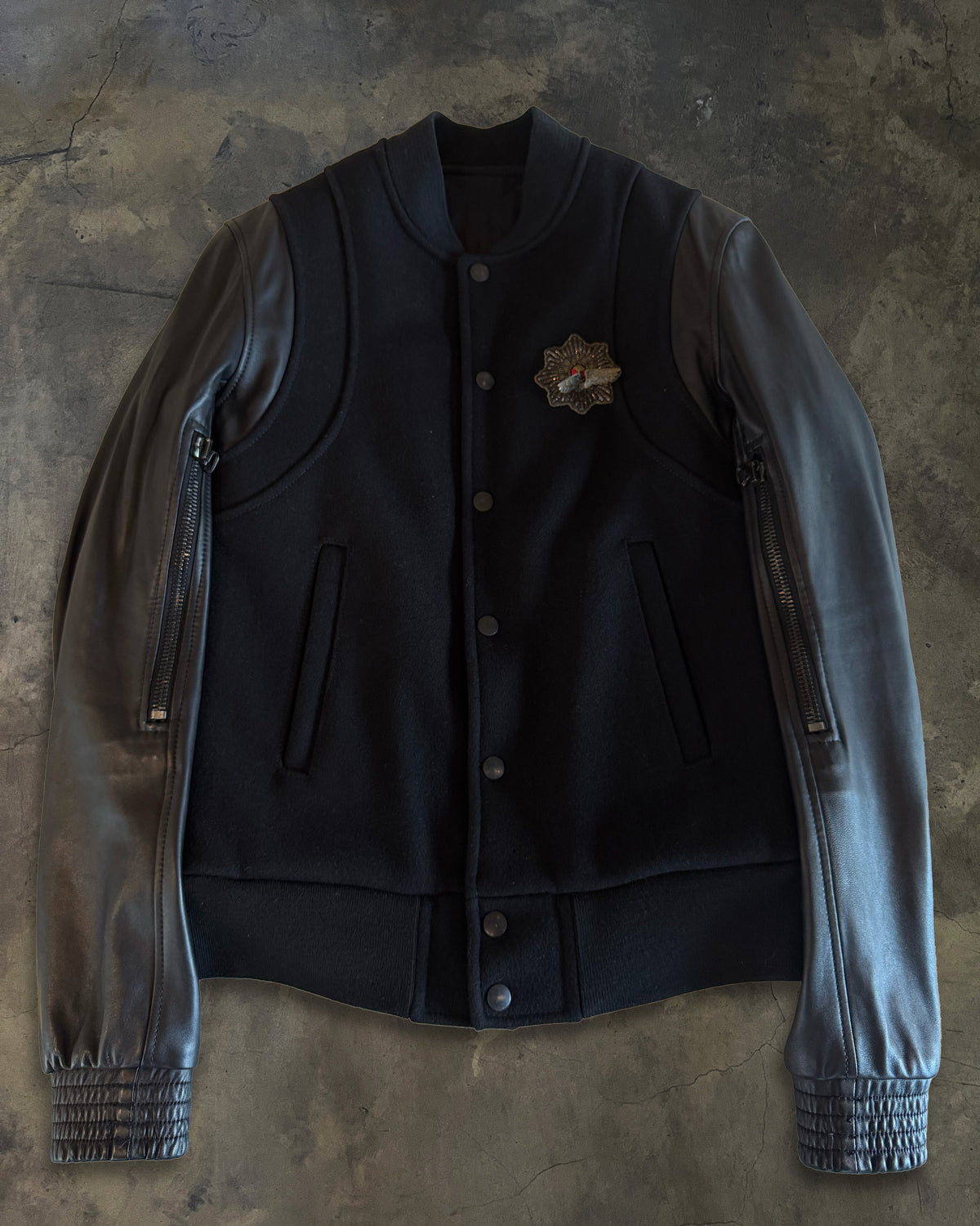 BALMAIN FW2010 3D EAGLE WING BOMBER JACKET
