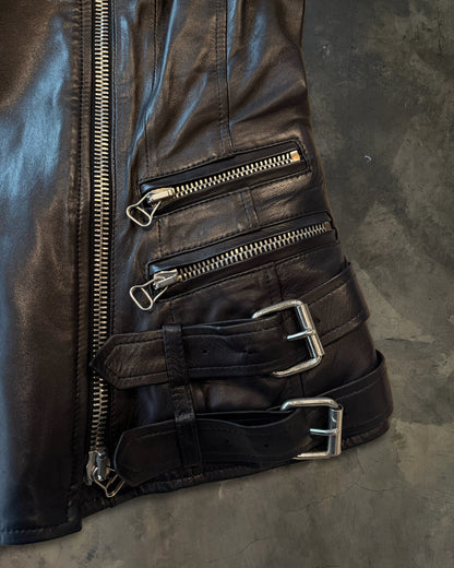 BALMAIN FW2009 RUNWAY CHAIN LAMBSKIN JACKET