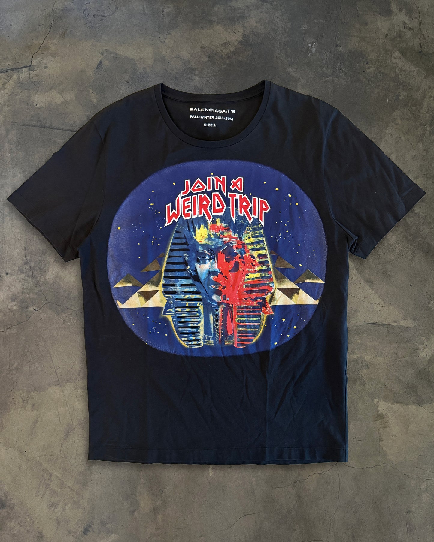 BALENCIAGA FW2013 "JOIN A WEIRD TRIP" TEE