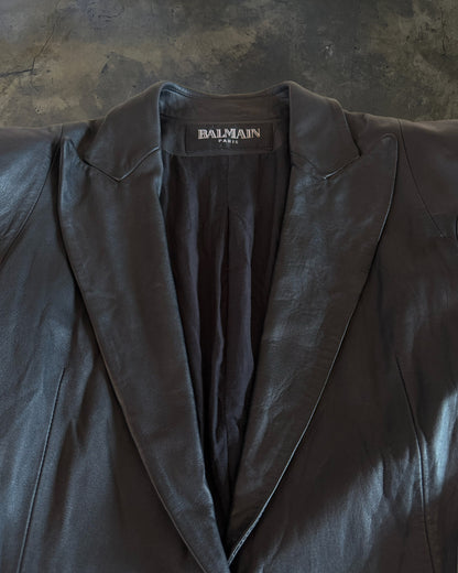 BALMAIN FW2009 'MICHAEL JACKSON' LEATHER BLAZER
