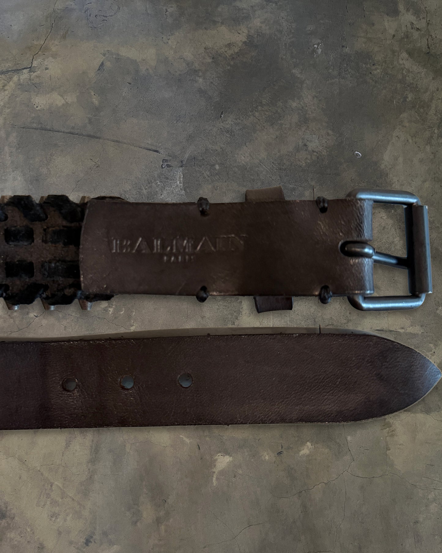 BALMAIN SS2010 RUNWAY BULLET BELT