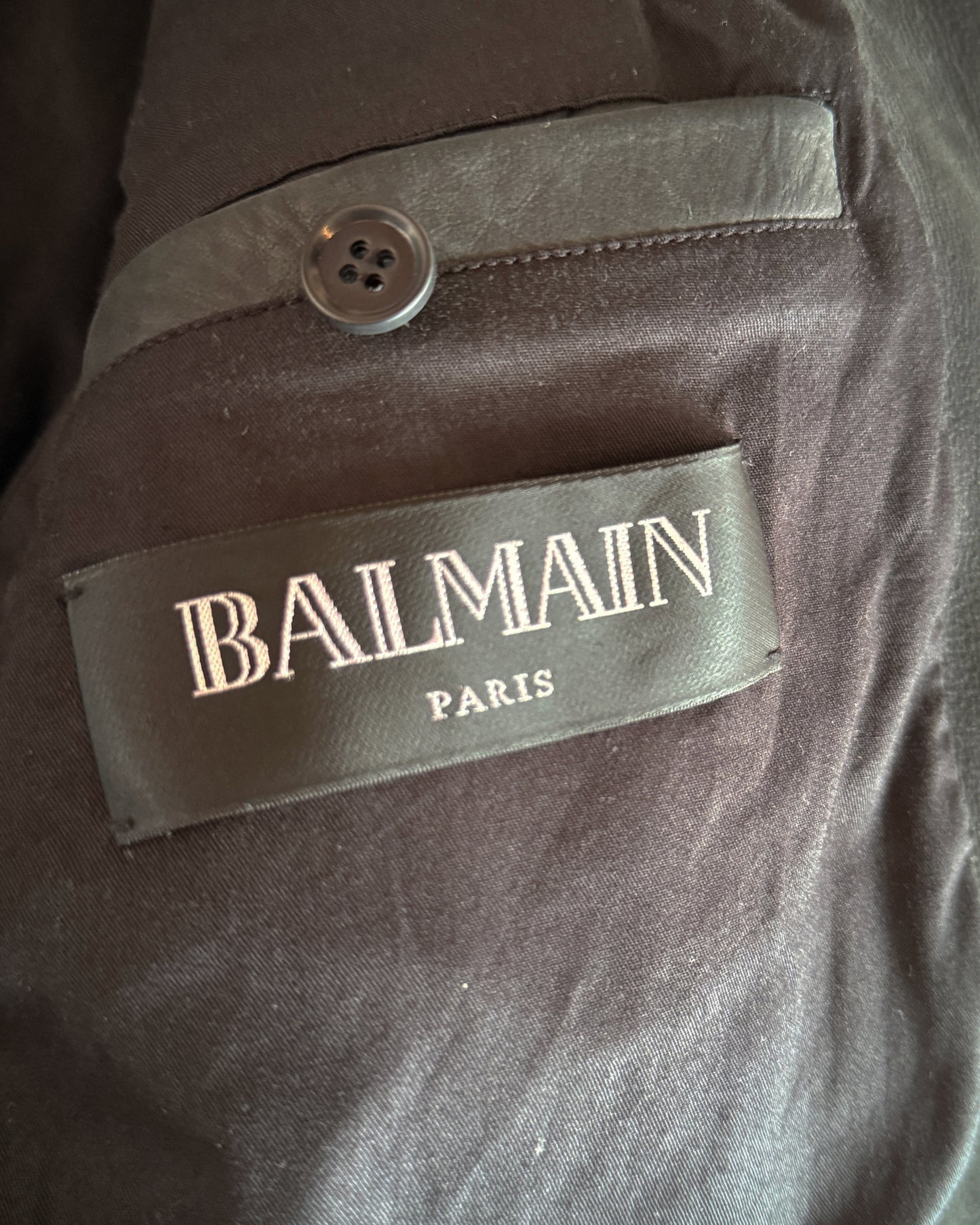 BALMAIN SS2014 AMERICAN FLAG BIKER JACKET