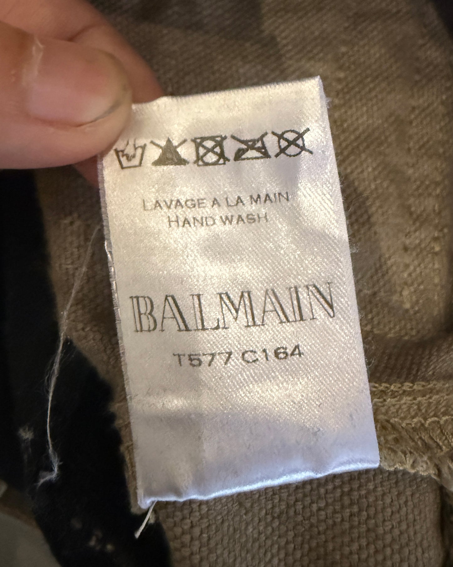 BALMAIN SS2013 CANVAS BIKERS