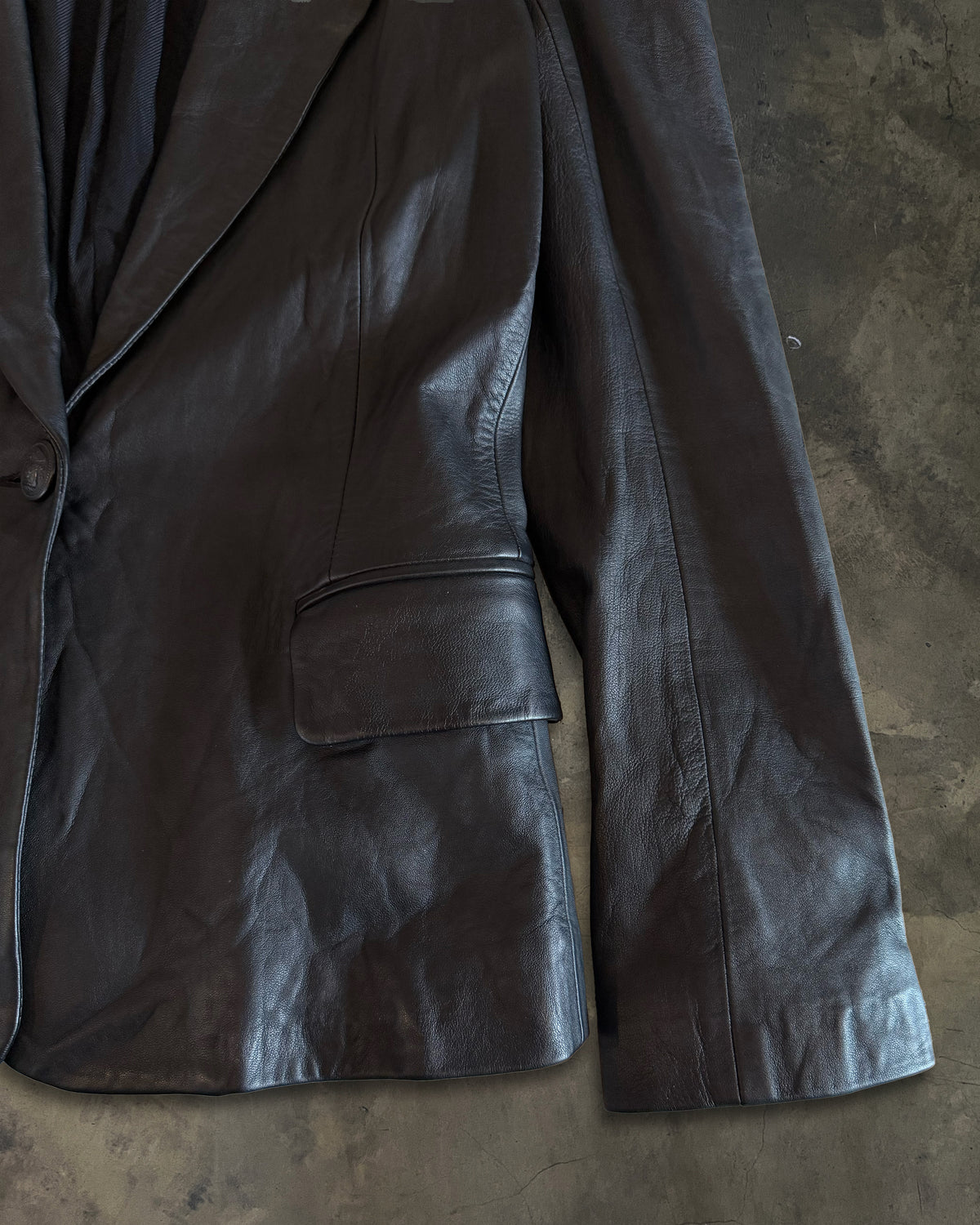 BALMAIN FW2009 'MICHAEL JACKSON' LEATHER BLAZER