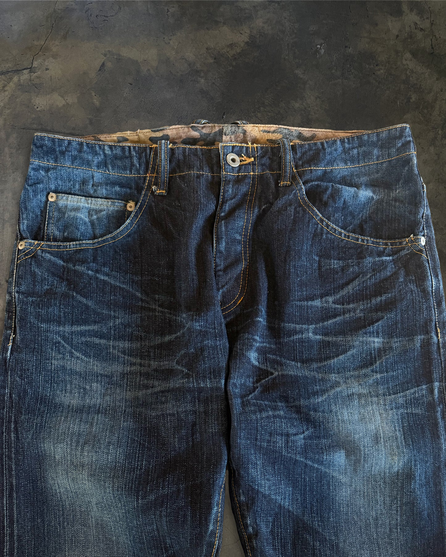 ISAMU KATAYAMA BACKLASH INDIGO DENIM