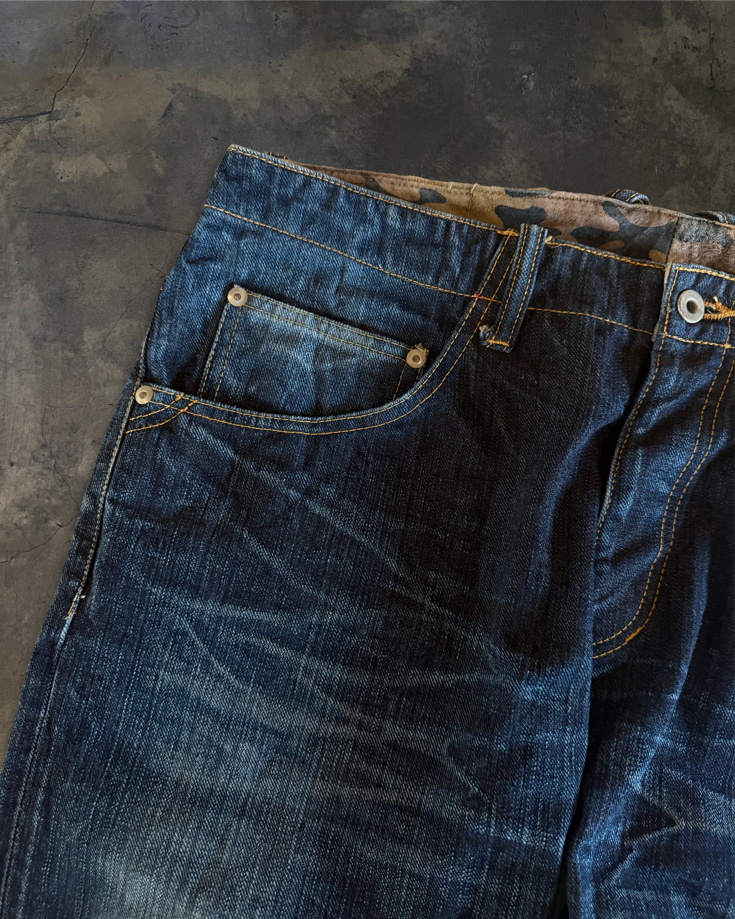 ISAMU KATAYAMA BACKLASH INDIGO DENIM