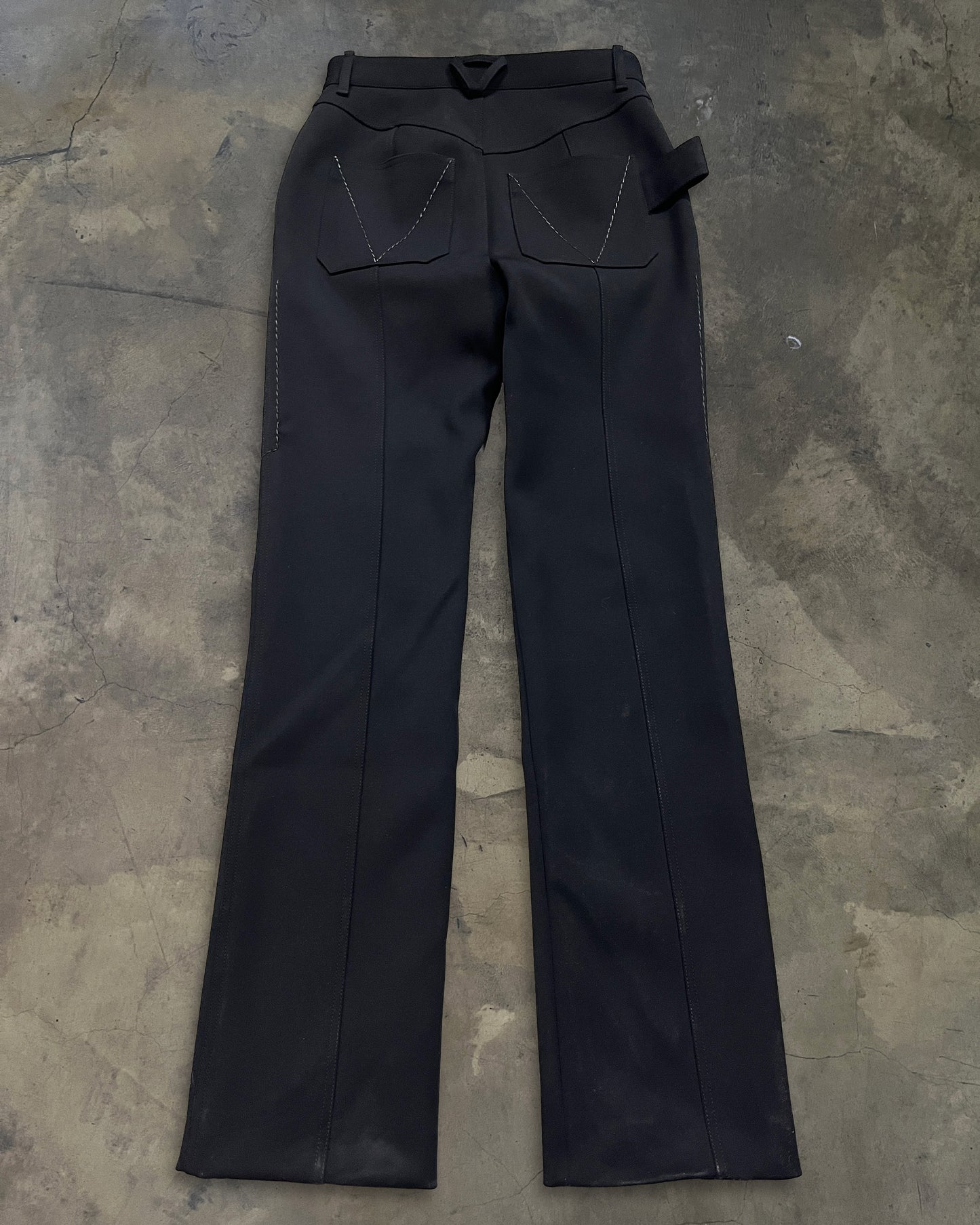 BOTTEGA VENETA STRETCH CAVALRY SLIM TROUSERS