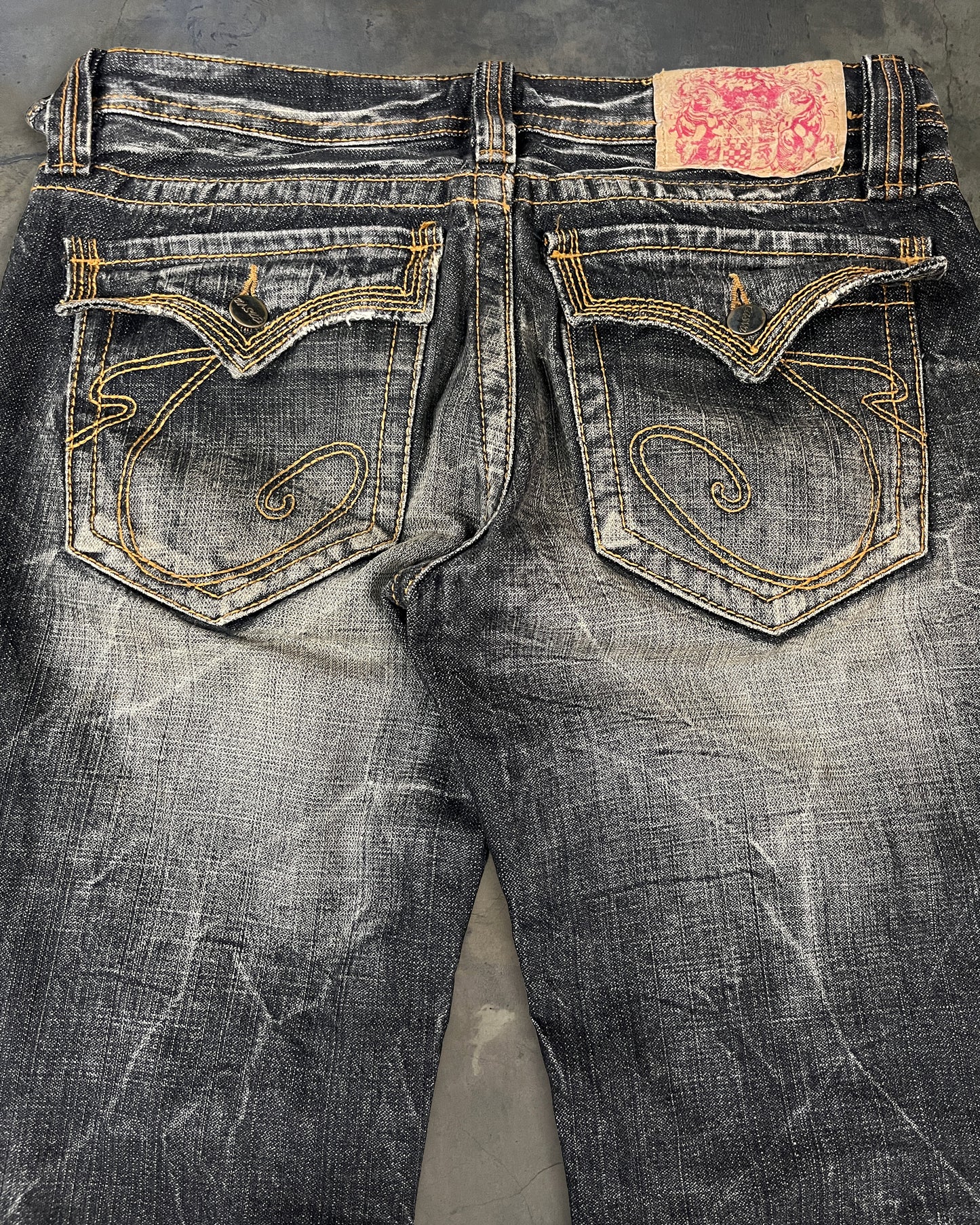 CASVA DISTRESSED HONEYCOMB DENIM ★★★