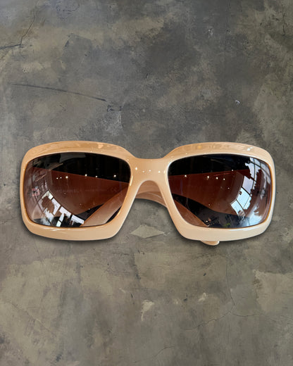 CHANEL CREAM MOTHER OF PEARL SUNGLASSES