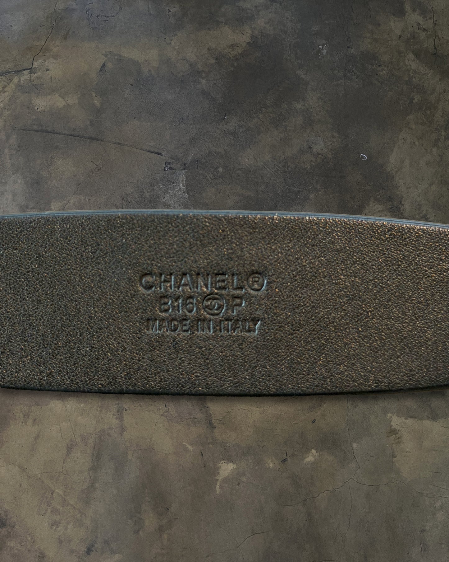 CHANEL GOLD CC INTERLOCK BELT