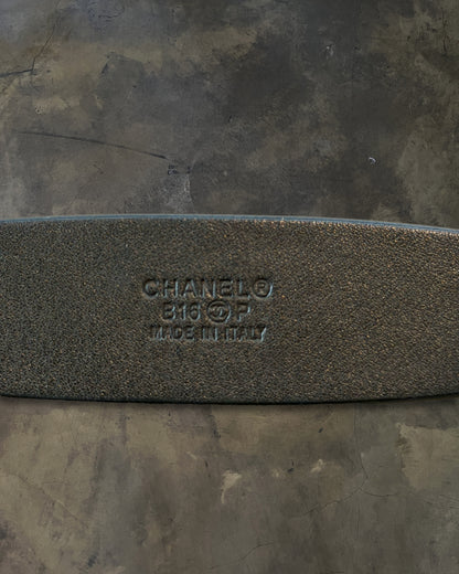 CHANEL GOLD CC INTERLOCK BELT