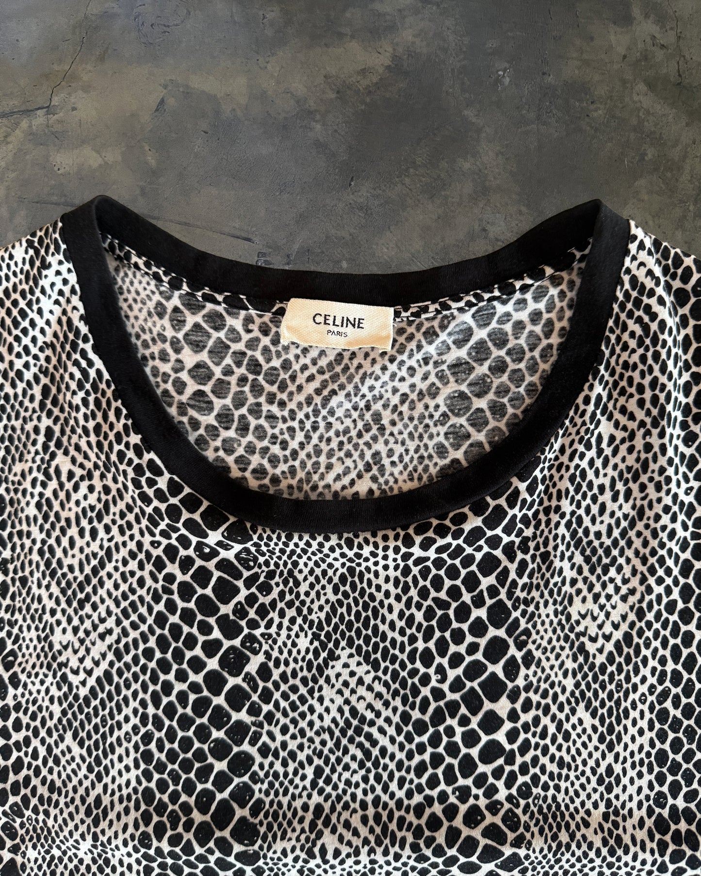 CELINE FW2019 PYTHON TEE