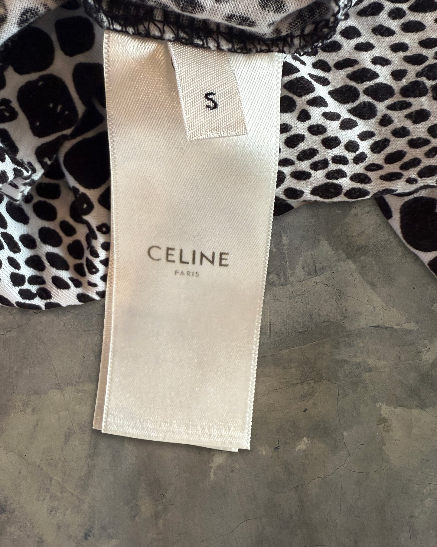 CELINE FW2019 PYTHON TEE