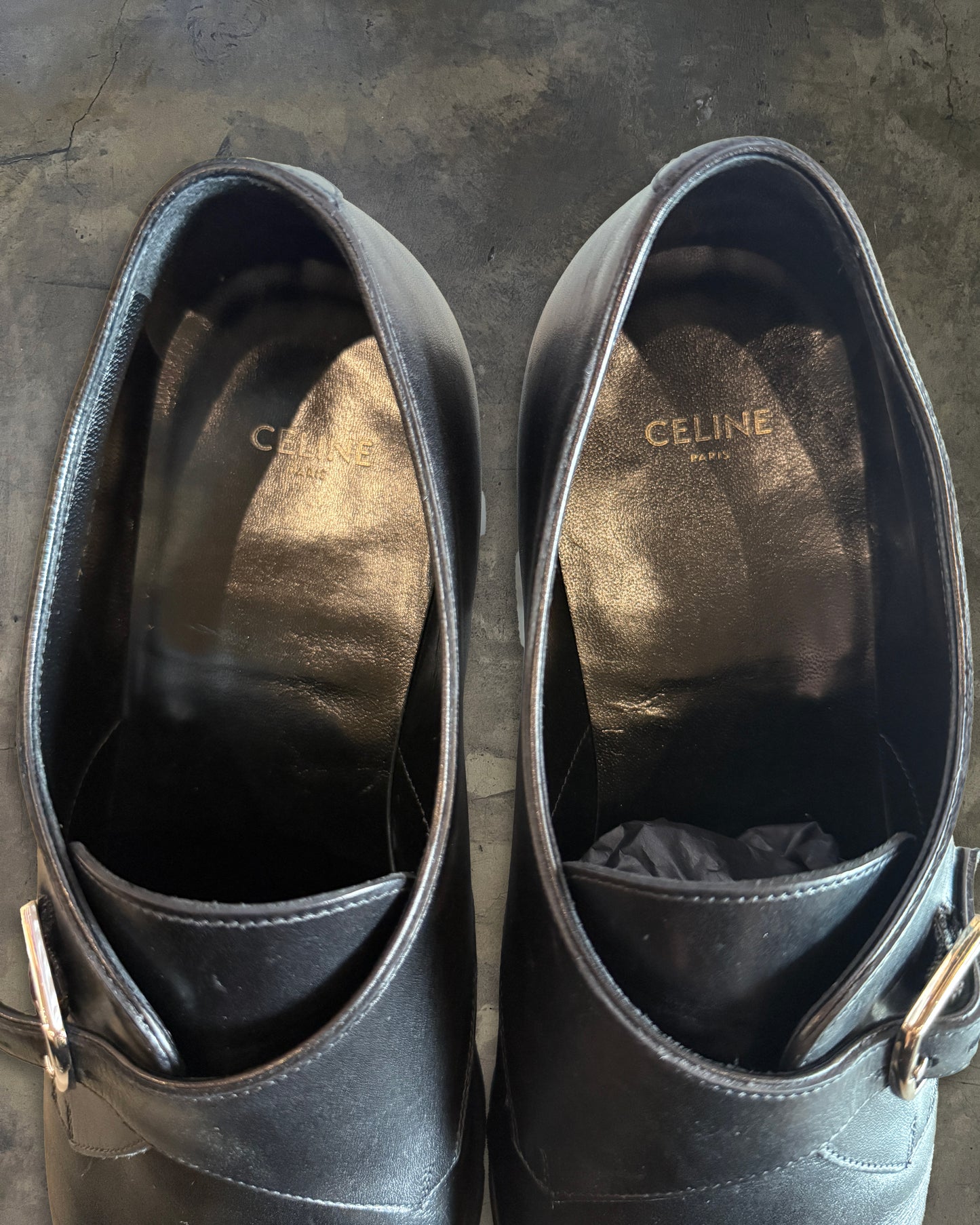 CELINE JACNO BUCKLE SHOE