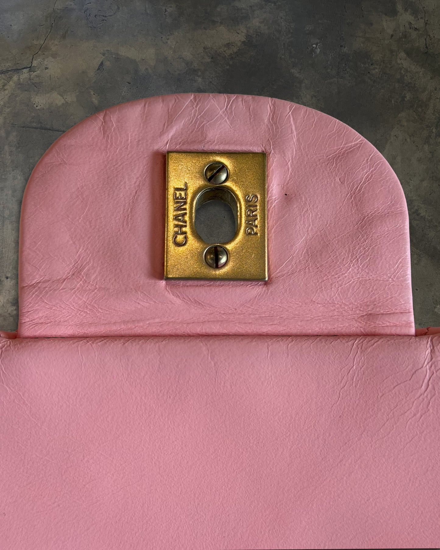 CHANEL 2009 SAKURA PINK QUILTED LAMBSKIN SINGLE FLAP